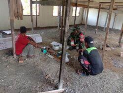 Babinsa Koramil 06/Jagong Laksanakan Komsos Bersama Warga Telege Sari