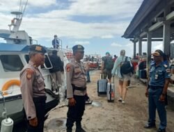 Ratusan Wisatawan Asing Menyebrang ke Gili, Sat Polairud Amankan Aktivitas Fast Boat di Padangbai