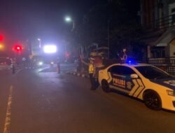 Cegah Aksi Balap Liar Sat Lantas Polres Karangasem Gelar Patroli pada Malam Hari