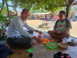 Perkuat Sinergitas Bersama Masyarakat, Kanit Intelkam Polsek Manggis Bangun Komunikasi Dengan Tokoh Adat