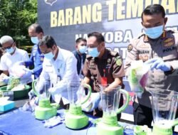 Dit Polairud Polda Babel Musnahkan 11,5 Kilogram Sabu Senilai 11 Miliyar Rupiah