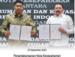 Penandatanganan Nota Kesepahaman Antara Kejaksaan RI Dengan Kementrian Perumahan Dan Kawasan Pemukiman
