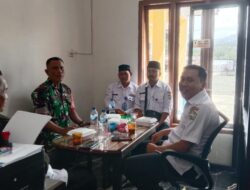 Babinsa Koramil 06/Jagong Jalin Komsos dengan Warga Desa Bukit Kemuning