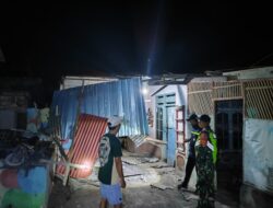 Angin Puting Beliung Parak Porandakan Atap 13 Rumah Warga, di Lingkungan Asri dan Lingkungan Asih, Kel. Gilimanuk
