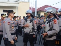 Pastikan Kesiap Siagaan Personil, Kapolres Karangasem Cek Kesiapan Sarana Prasarana Pengamanan Desa Adat Bugbug