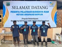 PYCH Mimika Mengikuti Pelatihan Budidaya Ikan Air Tawar Sistem Bioflok di Subang