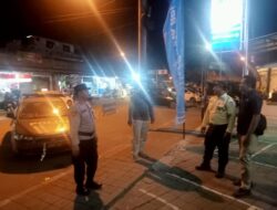 Wujudkan Kamtibmas Aman dan Kondusif, Polsek Kawasan Pelabuhan Padangbai, Gelar Patroli Malam