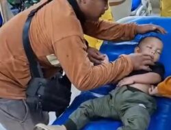 Aksi Sigap Prajurit Yonkav 5/DPC: Cepat Tanggap Evakuasi Balita Kritis Akibat Heat Stroke