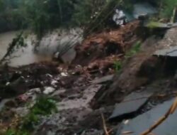 Jalan Alternatif Pendem – BB Agung Jebol, Pemkab Jembrana Segera Perbaiki dengan Anggaran BTT