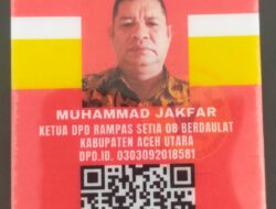 Ketua DPD Rampas Aceh Utara Menilai Kurang Logis Bobby Dalam Mengambil Sikapnya.