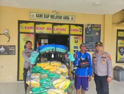 Polsek Sungsang Sukses Distribusikan Gerakan Pangan Murah dengan mendistribusikan 8 ton
