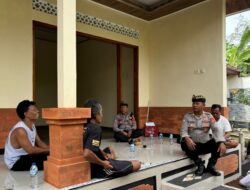 Perkuat Sinergi, Sat Binmas  Sambangi Warga, Mewujudkan Situasi Kamtibmas Kondusif di Wilkum Polres Karangasem