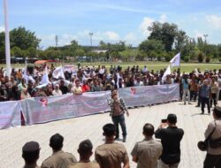 Polres Aceh Timur Kawal Penyampaian Aspirasi Warga Secara Humanis