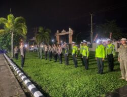 Polres Mesuji Gelar Apel Siaga dan Patroli Gabungan, Amankan Objek Vital Jaga kondusivitas Wilayah