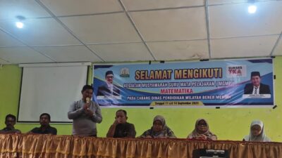 Kegiatan Musyawarah Guru Mata Pelajaran (MGMP) Pada Cabang Dinas Pendidikan Wilayah Bener Meriah