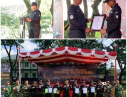 Kunjungan Kerja Danrem 163/Wira Satya Berikan Penghargaan, kepada Satgas Pamtas Republik Indonesia Yonif 741/GN