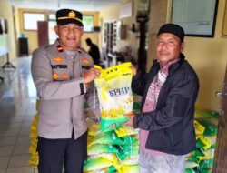 Dalam 3 Jam, 5 Ton Beras SPHP Habis Terjual Pada GPM di Polsek Simpang Jernih