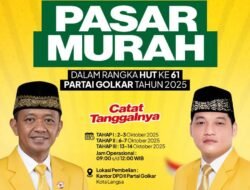 61 ribu rupiah Harga Sembako Untuk Masyarakat Kota Langsa, Sukses kan HUT Golkar ke-61 tahun 2025