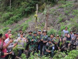 Menyambut HUT TNI Ke 80. Kodim 0106/Aceh Tengah Dan Masyarakat Aceh Tengah Tanam 1500 Pohon.