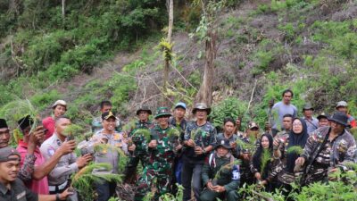 Menyambut HUT TNI Ke 80. Kodim 0106/Aceh Tengah Dan Masyarakat Aceh Tengah Tanam 1500 Pohon.