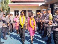 Kapolsek Kubu Pimpin Pelepasan Anggota Polsek Kubu, yang Memasuki Masa Purna Bakti