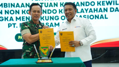 Pangdam II/Sriwijaya dan PT Bukit Asam Tandatangani Perjanjian Kerja Sama, Dukung Pembangunan Nasional