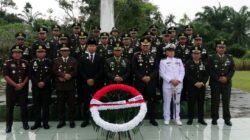 Kapolres Aceh Timur Hadiri Ziarah Nasional Dalam Rangka HUT ke-80 TNI di TMP Langsa