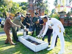 Bentuk Penghormatan kepada Para Pahlawan, Kodim 1617/Jembrana Gelar Upacara Ziarah Nasional Peringatan HUT Ke-80 TNI