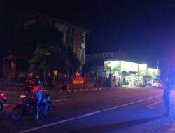 Cegah Lakalantas, Satuan Lalulintas Polres Karangasem Melaksanakan Pengaturan Lalulintas Pada Malam Hari