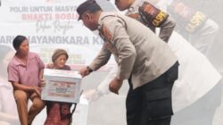 Bentuk Perhatian kepada Warga Kurang Mampu, Polsek Selat Gelar Minggu Kasih, di Banjar Dinas Sebudi Desa Sebudi, Kec. Selat