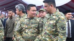 HUT ke-80 TNI, Bupati Humbahas Hadir di Upacara Kodam I/BB Medan