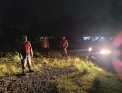Rutinitas Polsek Selat Gelar Blue Light Patrol, untuk Meningkatkan Keamanan Wilayah