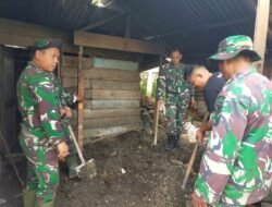 Satgas TMMD Bangun MCK untuk Warga Linge, Wujudkan Lingkungan Sehat Lewat Gotong Royong