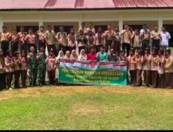 Satgas TMMD ke-126 Kodim 0106/Ateng Beri Penyuluhan Bela Negara di SMAN 18 Takengon