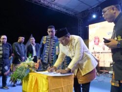 Rektor Umuslim, Bupati Bireuen Tandatangani MoU dengan Kepala Badan Pengembangan Dan Pembinaan Bahasa