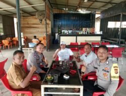 Kapolsek Meurah Mulia Laksanakan Silahturahmi di Syeh Kupi, Jalan Line Pipa