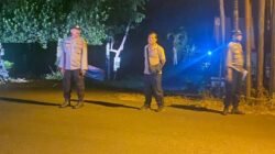 Cegah dan Antisipasi Gangguan Kamtibmas, Polsek Bebandem Gelar Blue Light Patrol 