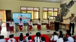 Tanamkan Pemahaman Tertib Berlalulintas Sejak Dini, Polsek Rendang Gelar Kegiatan Goes To School di SDN 4 Rendang