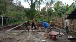 Pembangunan Rumah Tidak Layak Huni TMMD ke-126 di Desa Roteh Terus Berlanjut