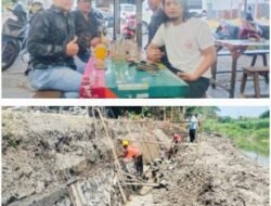 Kesalahpahaman antara Awak Media dan Tim Pelaksana Lapangan Terjadi di Lokasi Proyek Plesengan Sungai Avur, Sidoarjo