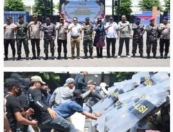 Polda Jatim Gelar Simulasi Sispamkota di GOR Sidoarjo