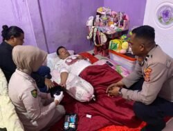 ‎Home Visit, Sidokkes Polres Aceh Timur Berikan Pelayanan Kesehatan Kepada Personel yang Sakit
