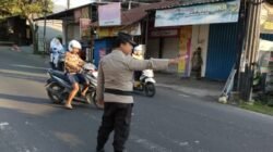 Jamin Keselamatan dan Kelancaran Lalulintas, Sat Reskrim Rutin Lakukan Gatur Lalin di Simpang Telaga Mas dan MIN 2, Subagan