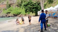 Libur Akhir Pekan, Sat Polairud Polres Karangasem Perketat Pengawasan di Virgin Beach