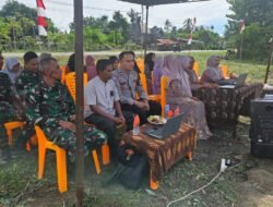 Polsek Meurah Mulia Hadiri Peletakan Batu Pertama Pembangunan Gerai Koperasi Merah Putih
