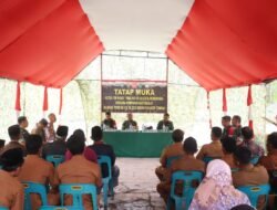 Masyarakat Kute Keramil Tatap Muka Dengan Tim Pengawas dan Evaluasi (Wasev) TMMD ke 126 tahun 2025