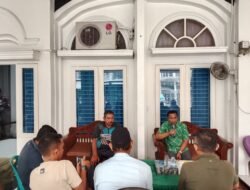 H.Ruslan Daud Anggota DPR RI Gelar Coffe Morning dengan wartawan.