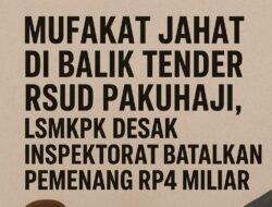 LSM-KPK Ungkap Dugaan Kolusi Tender RSUD Pakuhaji: Pemenang Baru Setahun, Nilai Proyek Rp4 Miliar Lebih