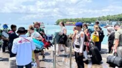 Sat Polairud Berikan Pengawalan Ketat, Aktivitas Penyebrangan 11 Fast Boat di Dermaga Rakyat Padangbai