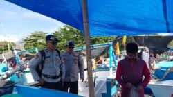 Sat Polairud Karangasem Edukasi Warga Nelayan, untuk Mengutamakan Keselamatan Kerja Saat Melaut